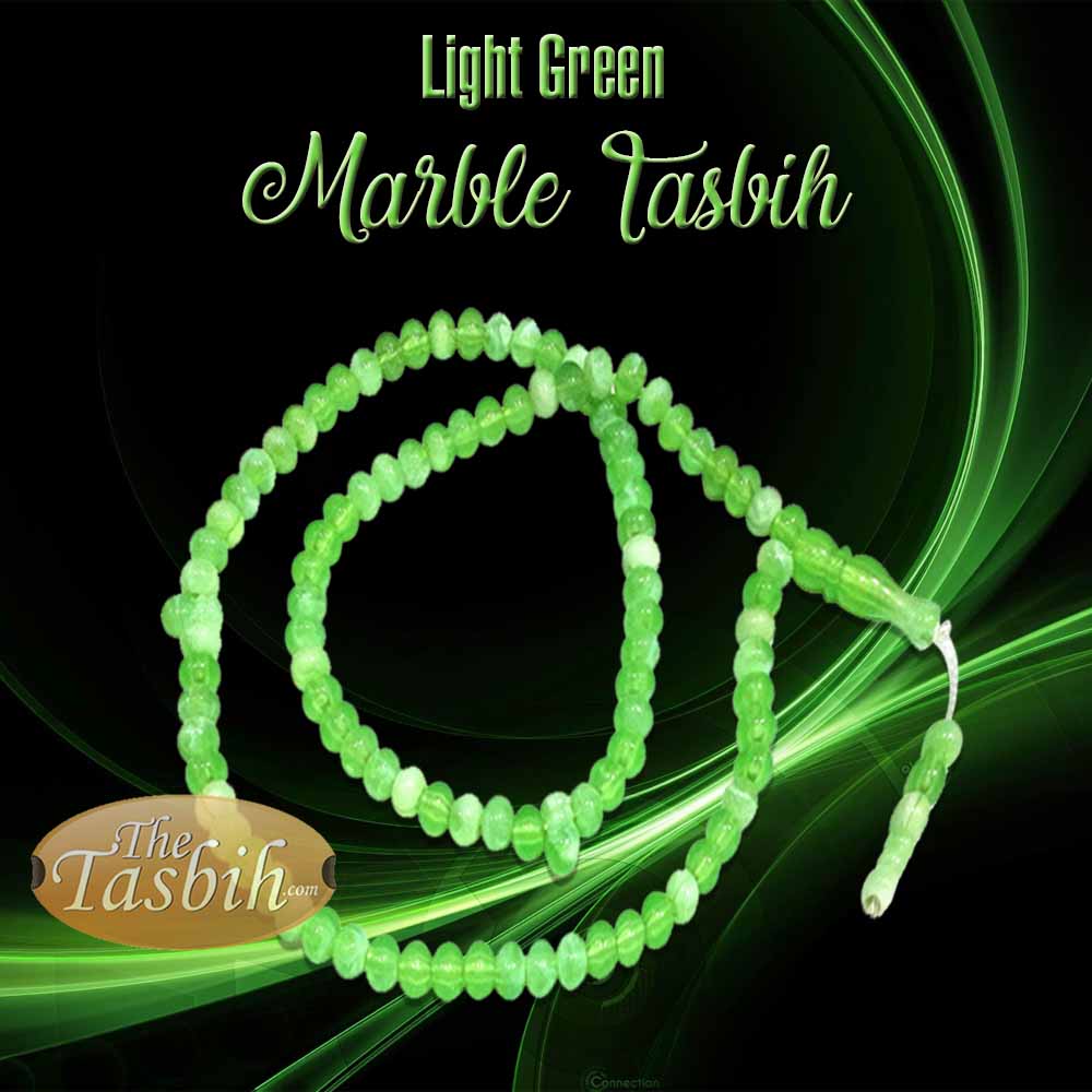 Light Green Marble Tasbih